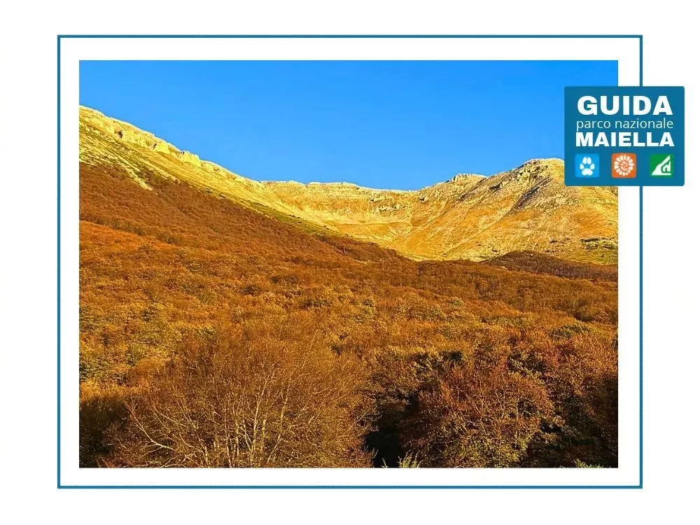 Panorama sulla Maiella in autunno