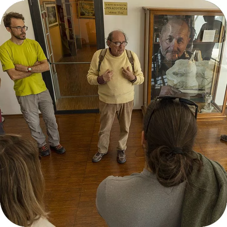 Momento di visita con il Professore Silvano Agostini