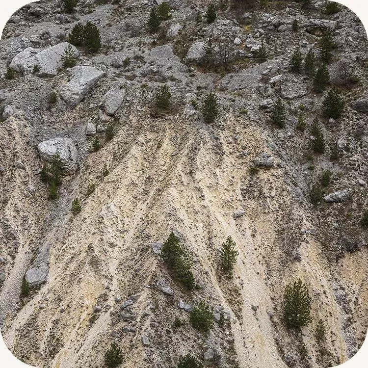 Il deposito detritico della Paleofrana di Lettopalena