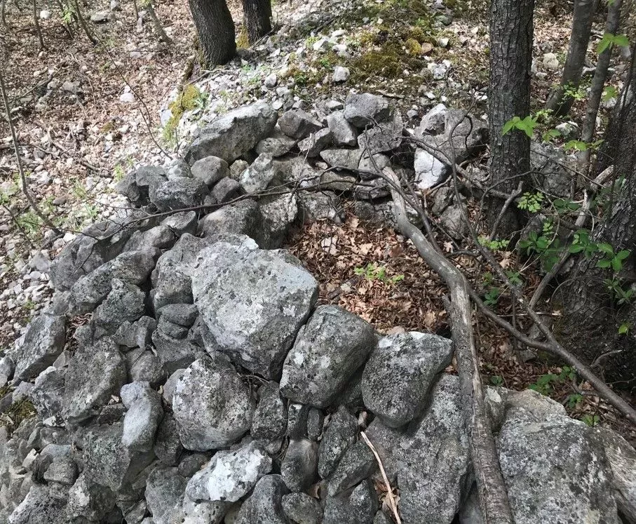 Postazione tedesca sul versante orientale della Maiella
