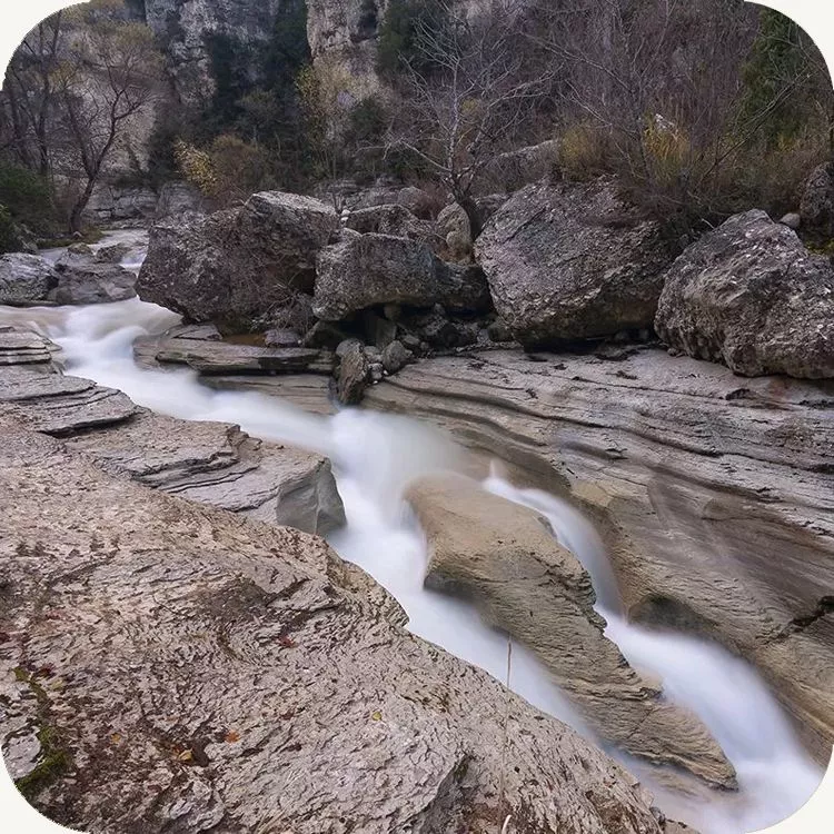 Le cosiddette “rapide di Santa Lucia” nel tratto più spettacolare delle canyon dell'Orta